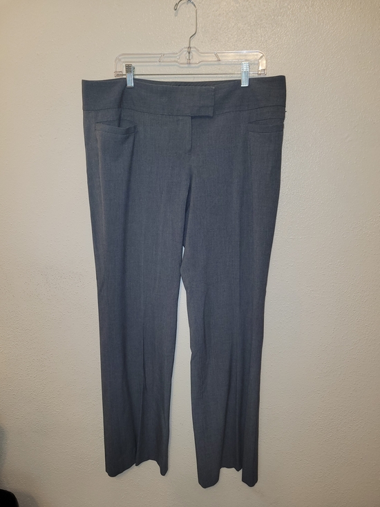 The Limited Pants - The Limited Drew Fit Gray Career Dress Pants Size 14 Stretch Trouser